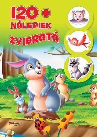 120+nálepiek zvieratá
