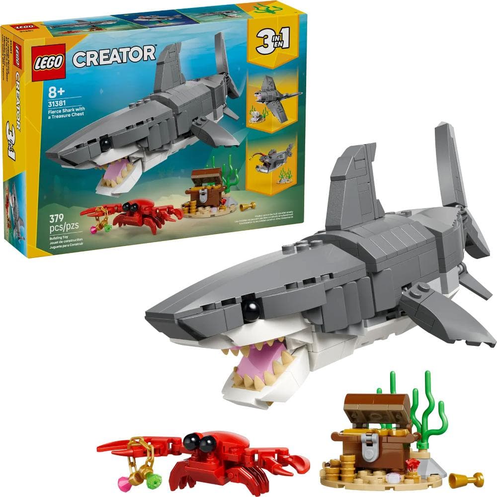 31381 Divoký žralok a truh.s poklad.LEGO