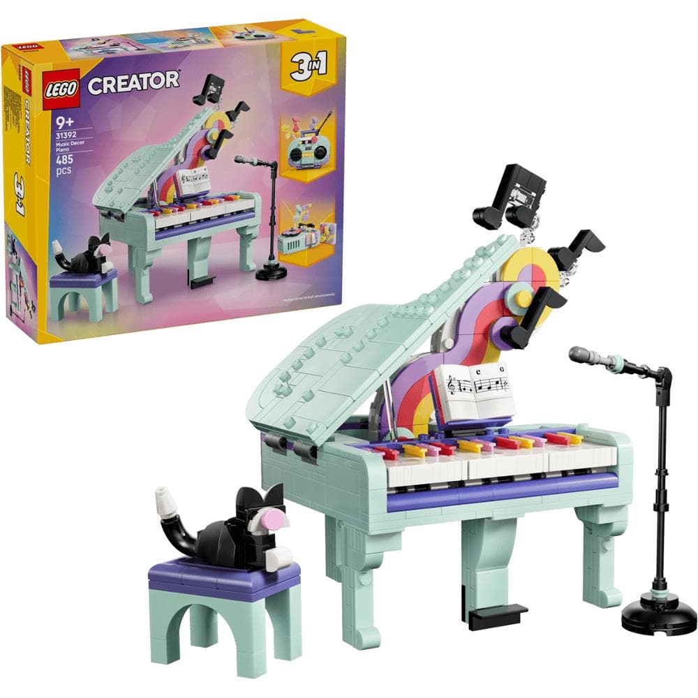 31392 HudobnáDekoráciaKlavír s mač. LEGO