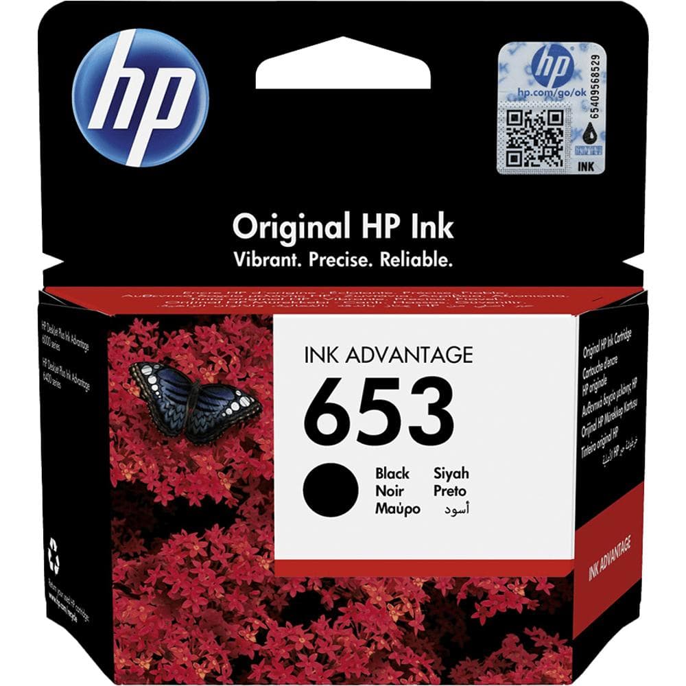 3YM75AE čierny INK No. 653 HP