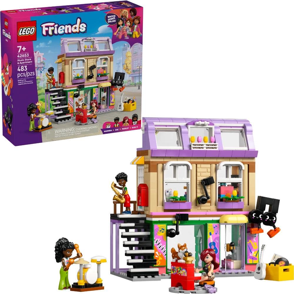 42653 Obchod s hudobninami a byt LEGO