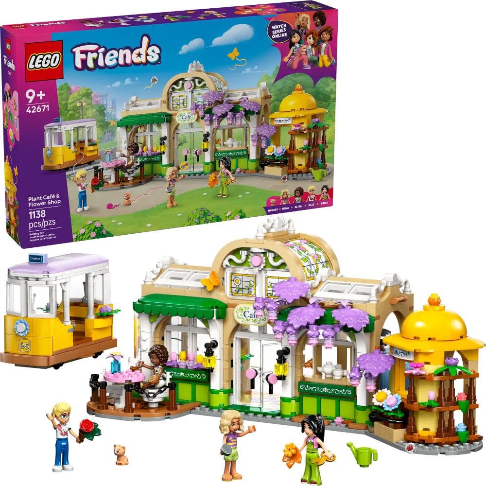 42671 Kaviareň plná rastlín a kvet. LEGO