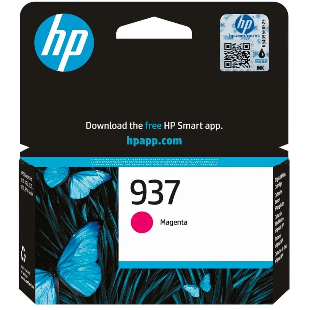 4S6W3NE barevný INK No.937 magenta HP