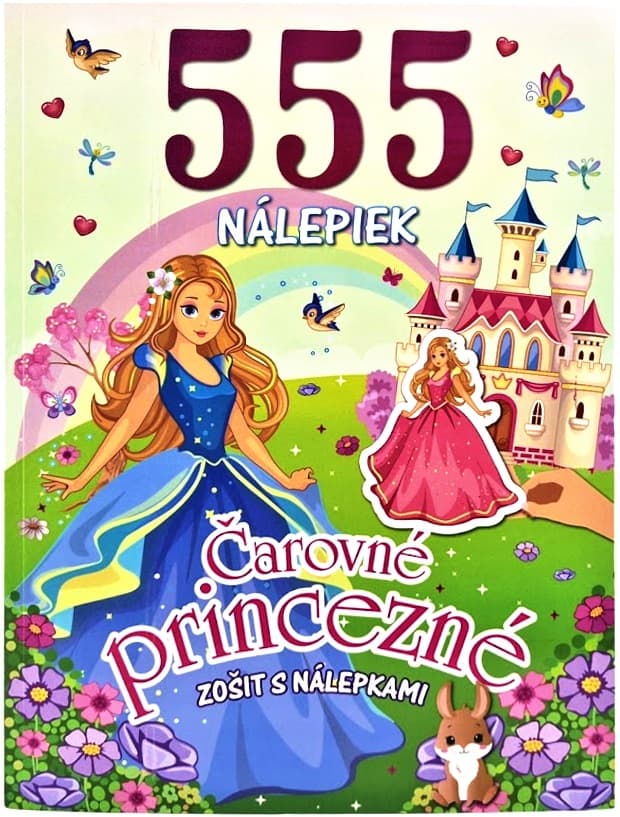 555 nálepiek Čarovné princezné