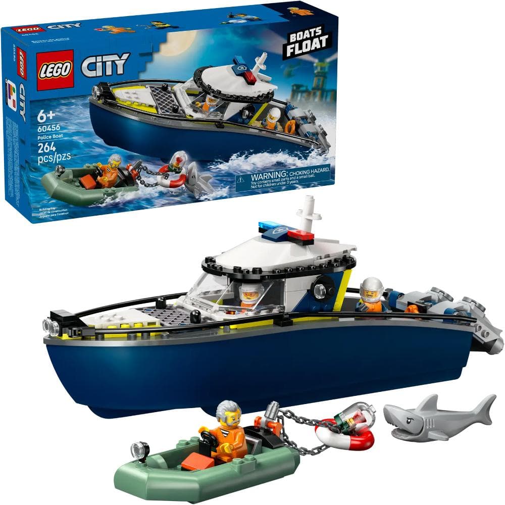 60456 Naháňačka v policajnej lodi LEGO