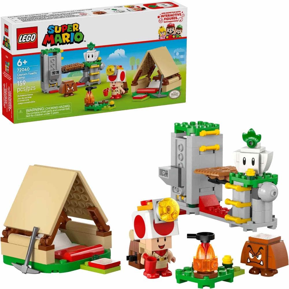 72040 Captain Toad a jeho tábor LEGO