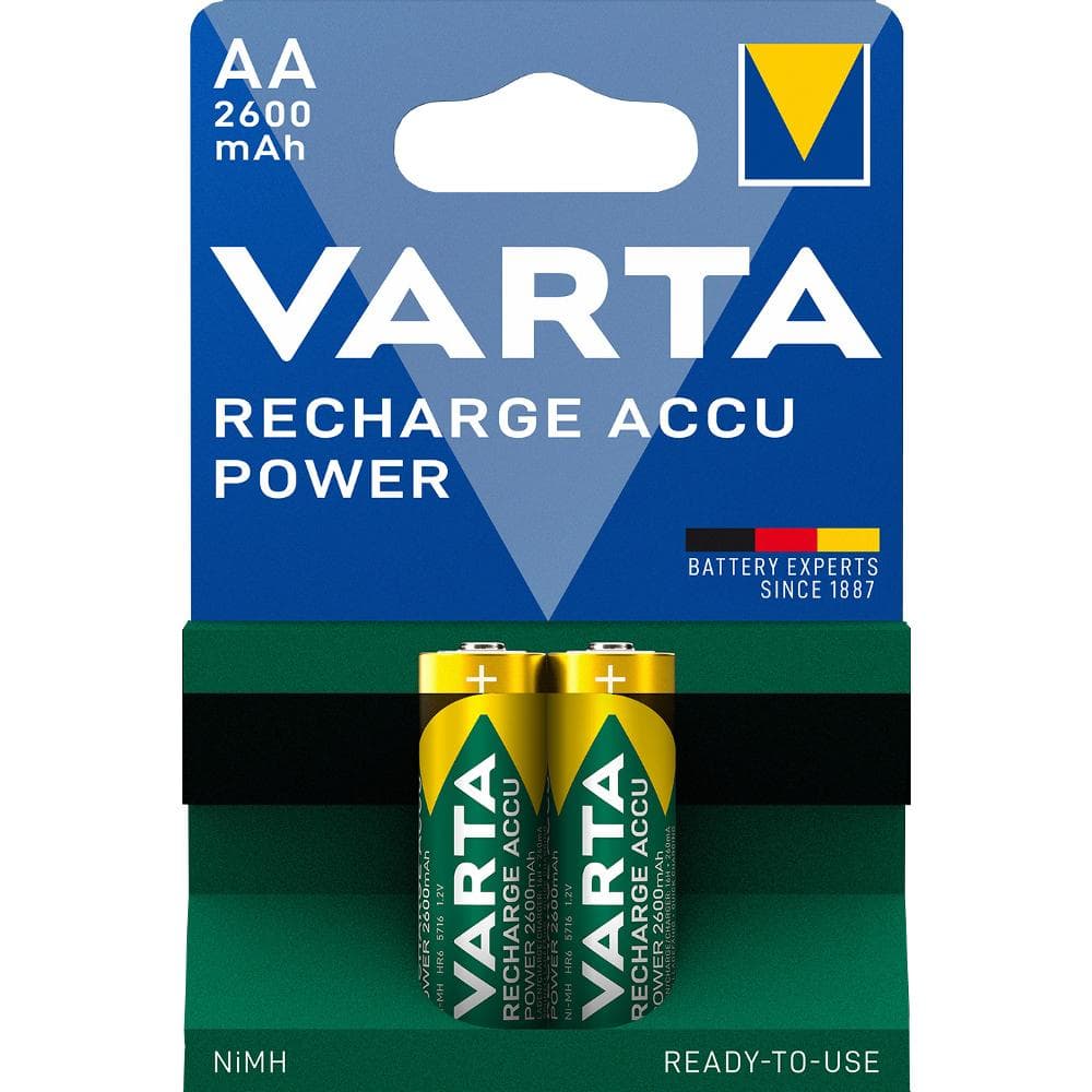 Accu R2u AA/2 HR6 2600mAh bat. VARTA