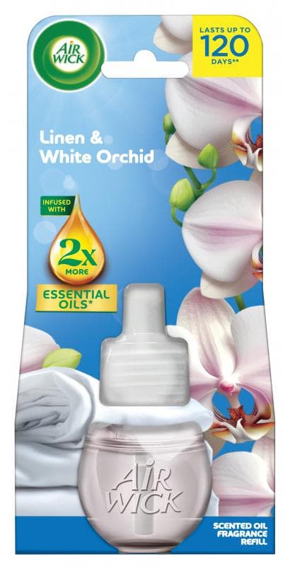 Air Wick náplň 19ml Prádlo a biela orchidea