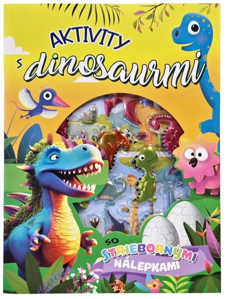 Aktivity s dinosaurmi a nálepkami