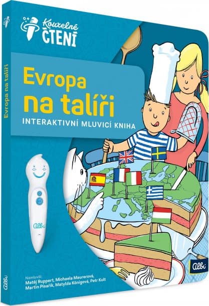 ALBI Kouzelné čtení Kniha: Evropa na talíři