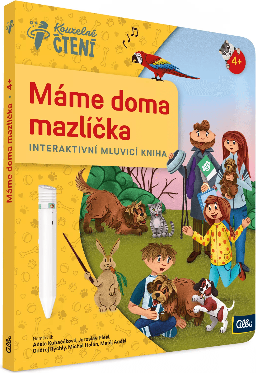 ALBI Kouzelné čtení Kniha: Máme doma mazlíčka