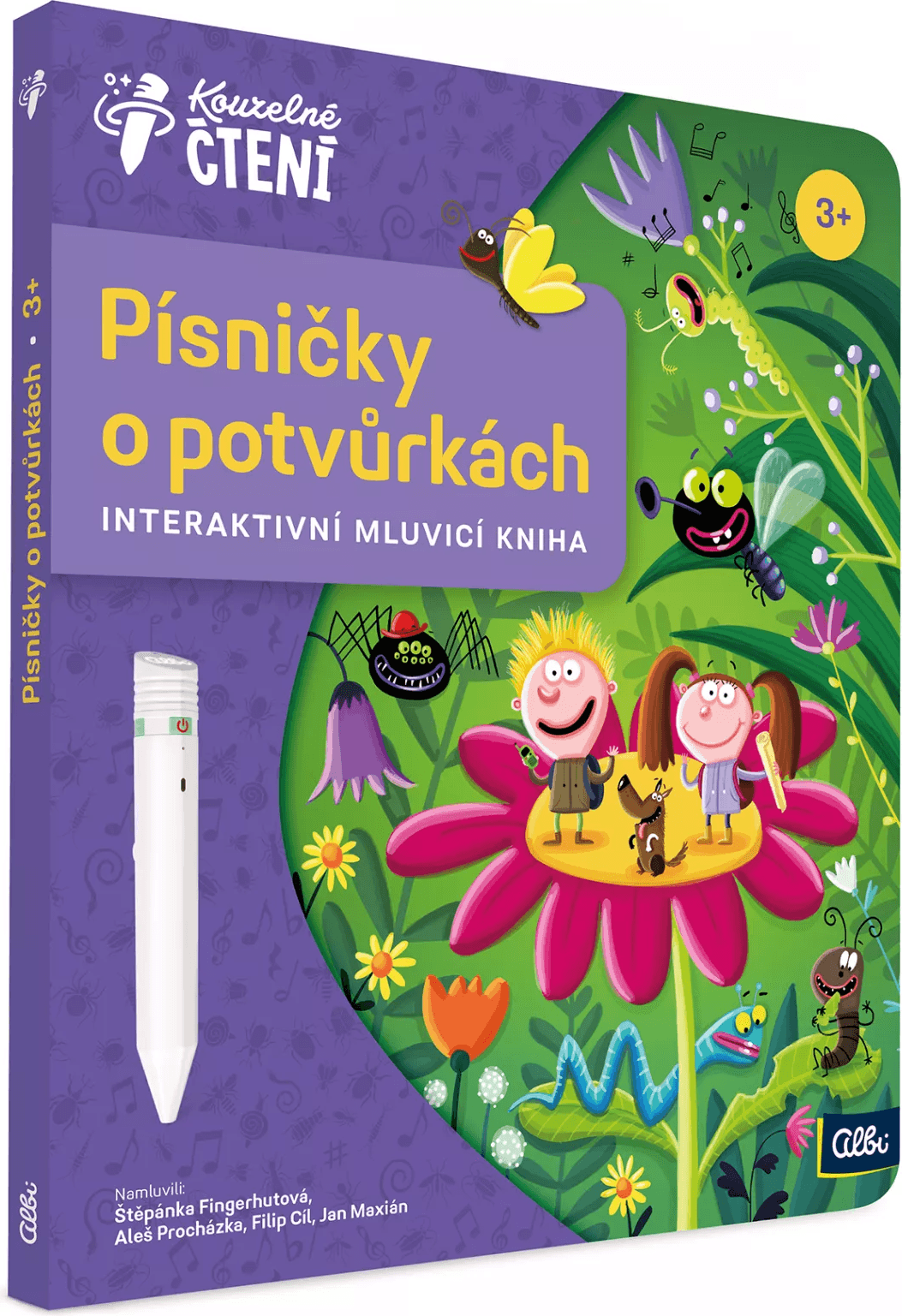 ALBI Kouzelné čtení Kniha: Písničky o potvůrkách