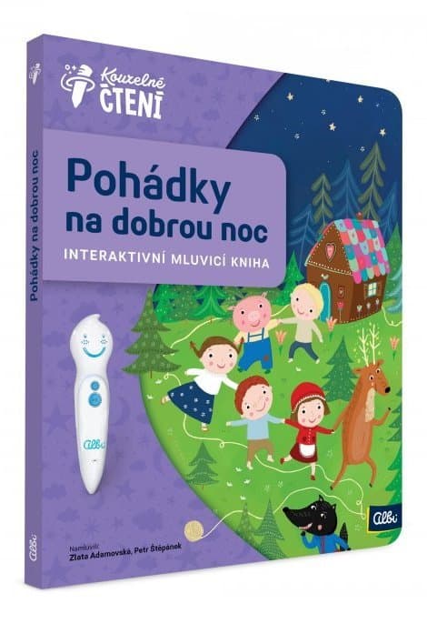 ALBI Kouzelné čtení Kniha: Pohádky na dobrou noc