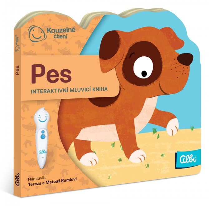 ALBI Kouzelné čtení Minikniha s výsekem: Pes