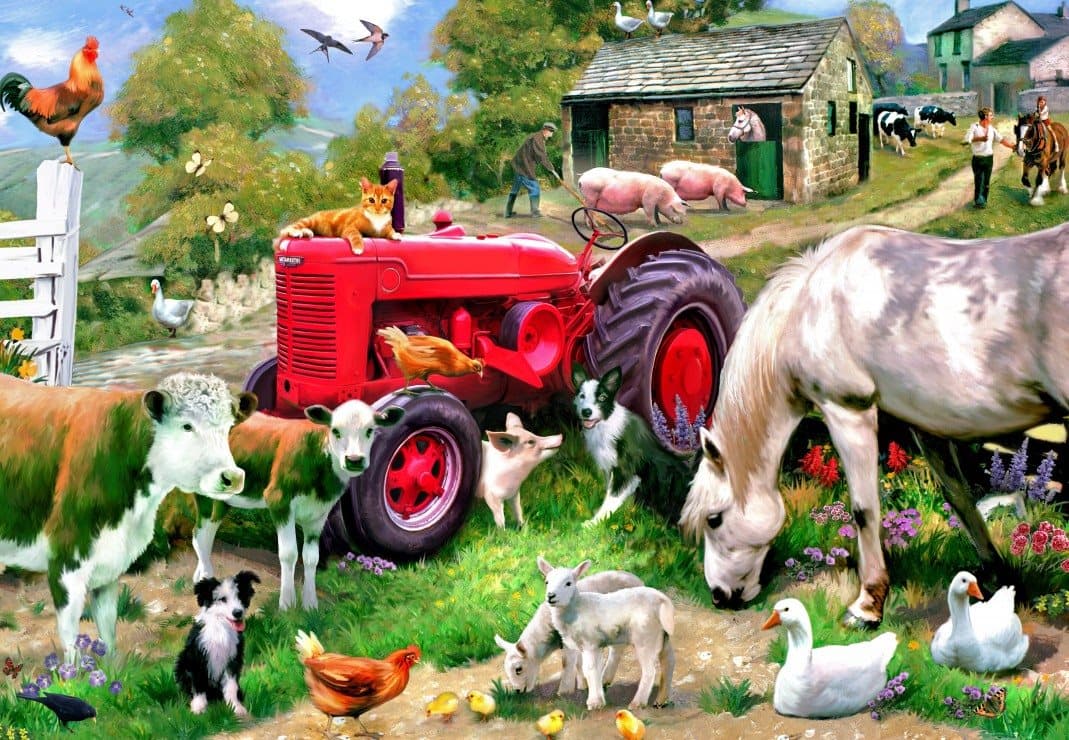 ALIPSON Puzzle Na farmě 1000 dílků