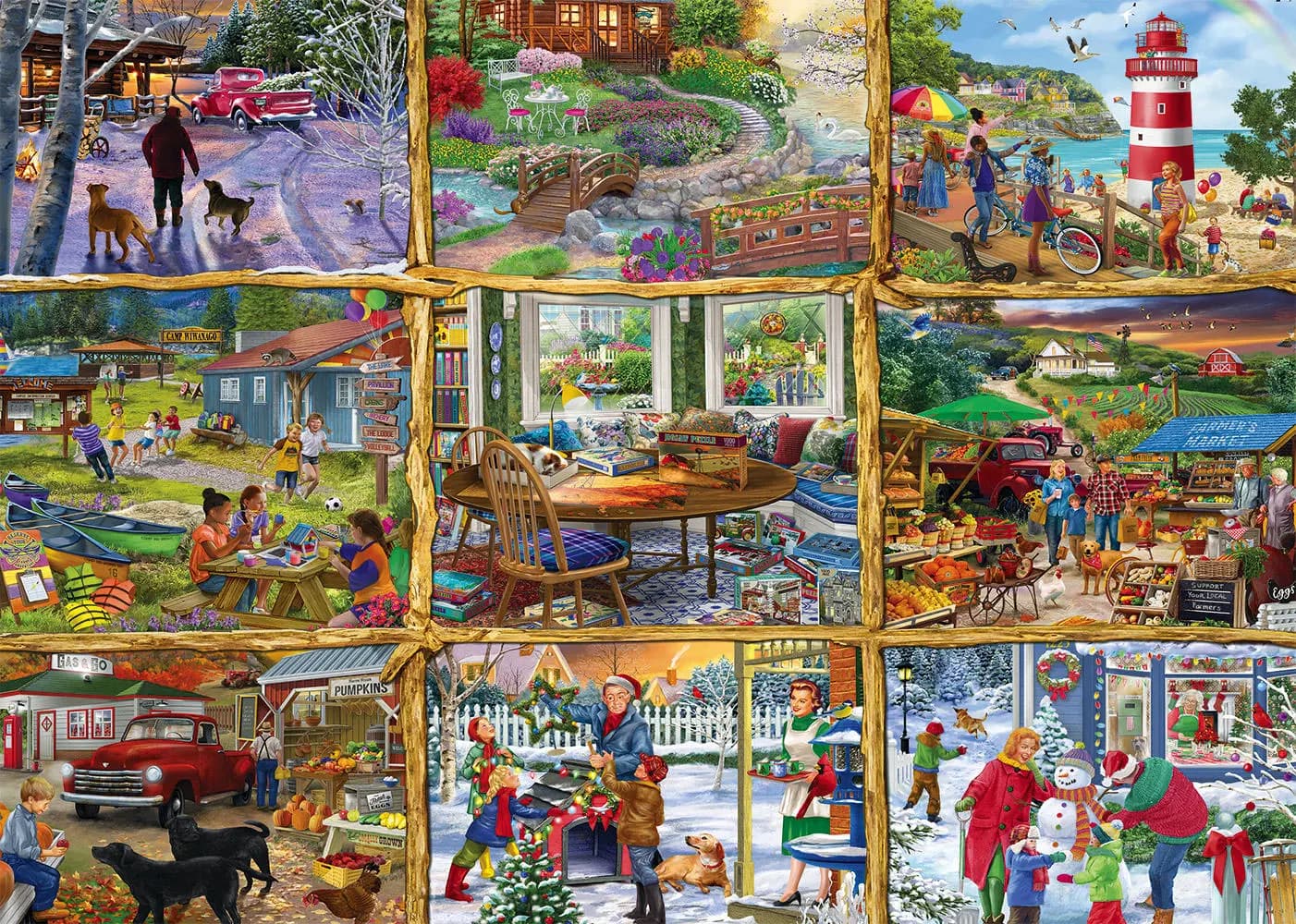 Alipson Puzzle - Puzzle All Seasons - 1000 dielov