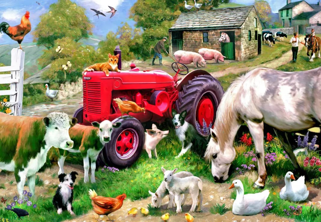 Alipson Puzzle - Puzzle At the Farm - 1000 dielov
