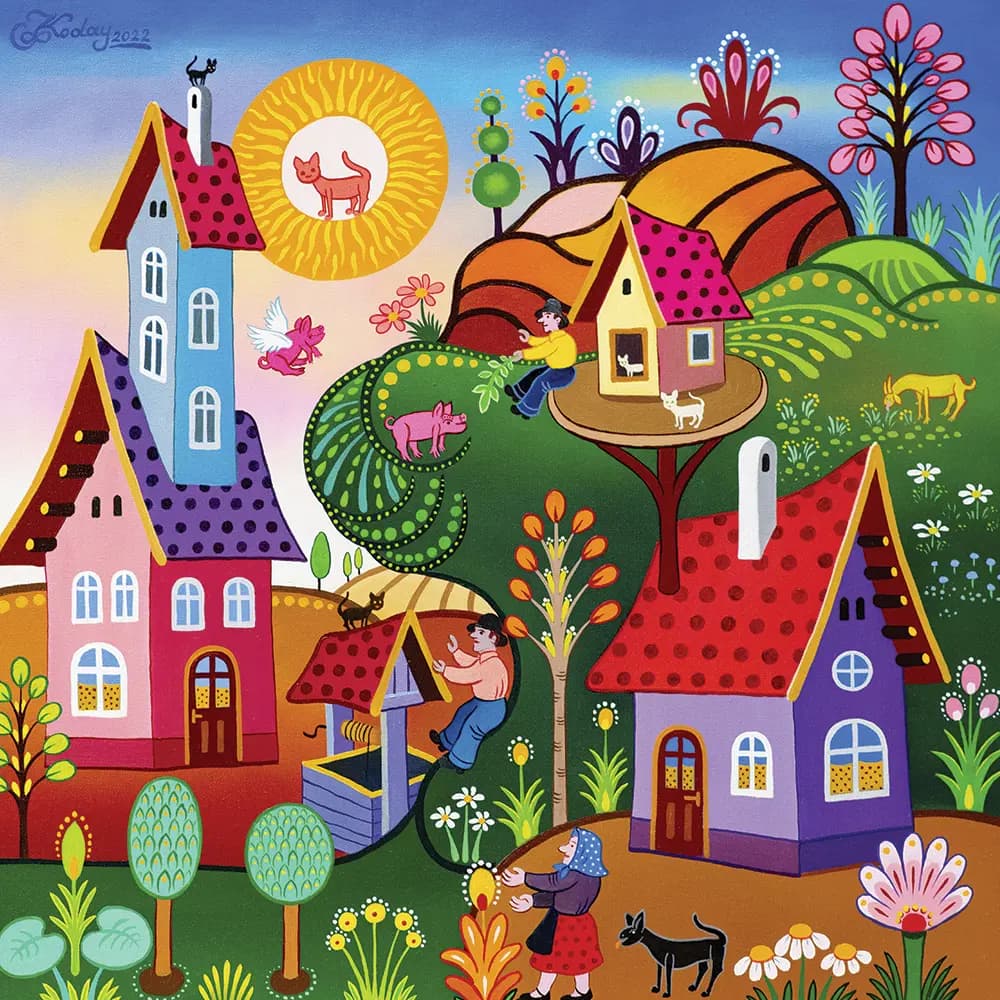 Alipson Puzzle - Puzzle Cat Sun - 1000 dielov
