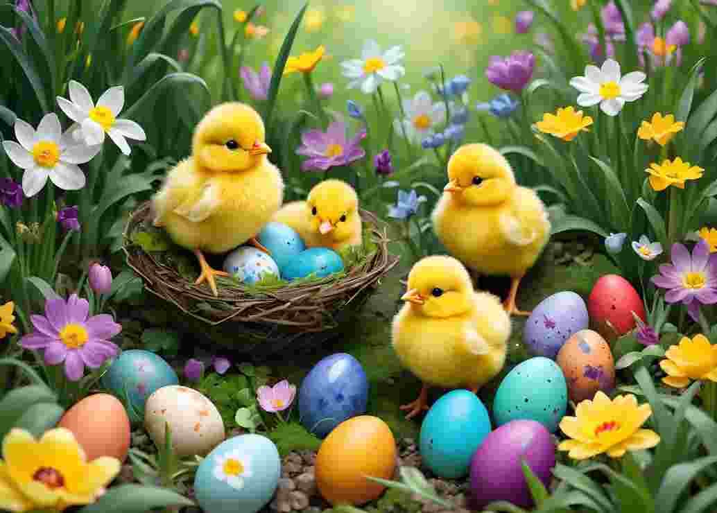 Alipson Puzzle - Puzzle Easter Chicks - 500 dielov