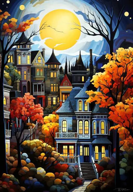 Alipson Puzzle - Puzzle Serene Village - 1000 dielov