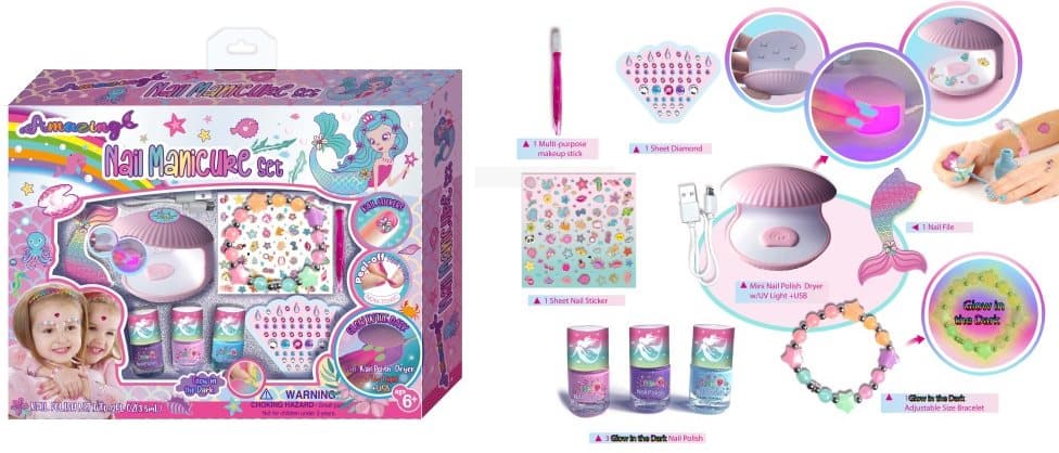 ALLTOYS Velká sada: Nehtové studio