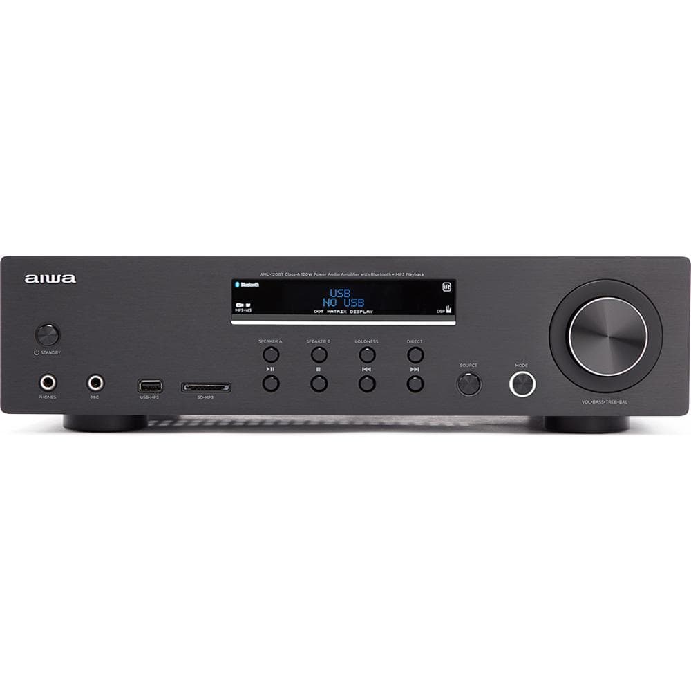 AMU-120BTBK STEREO ZESILOVAČ BT/MP3 AIWA