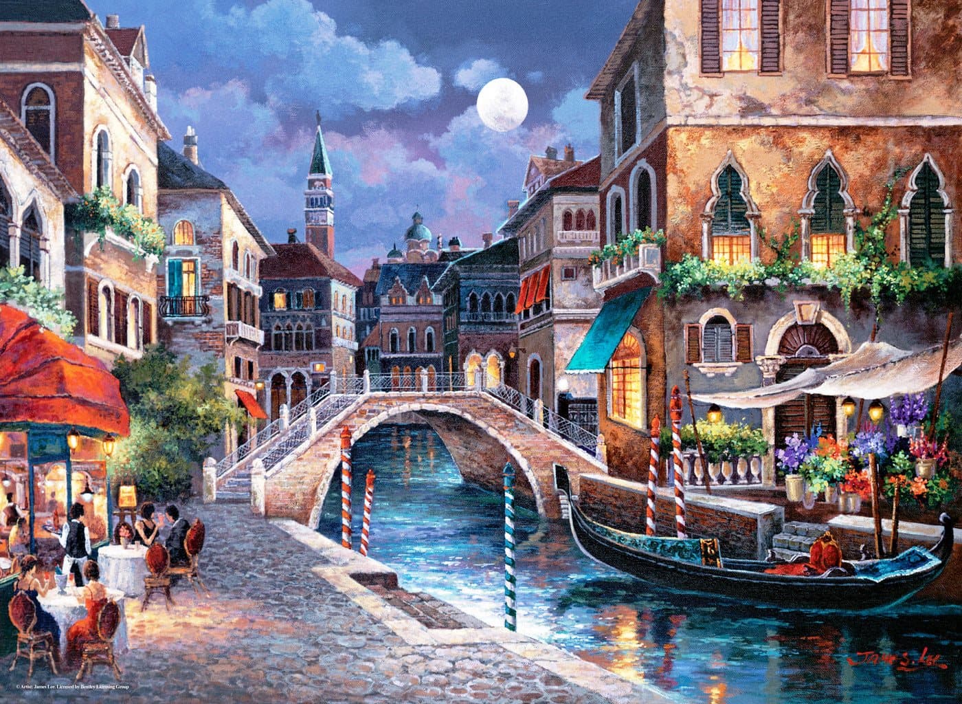ANATOLIAN Puzzle Benátské ulice II. 1000 dílků