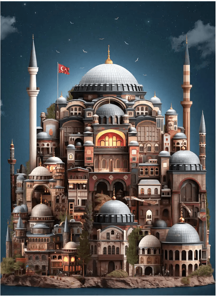 ANATOLIAN Puzzle Hagia Sofia 1000 dílků