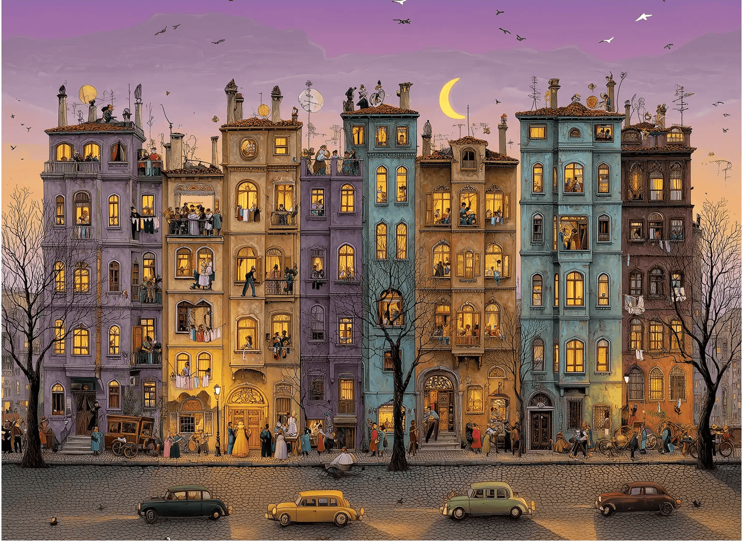 ANATOLIAN Puzzle Noční párty 1000 dílků