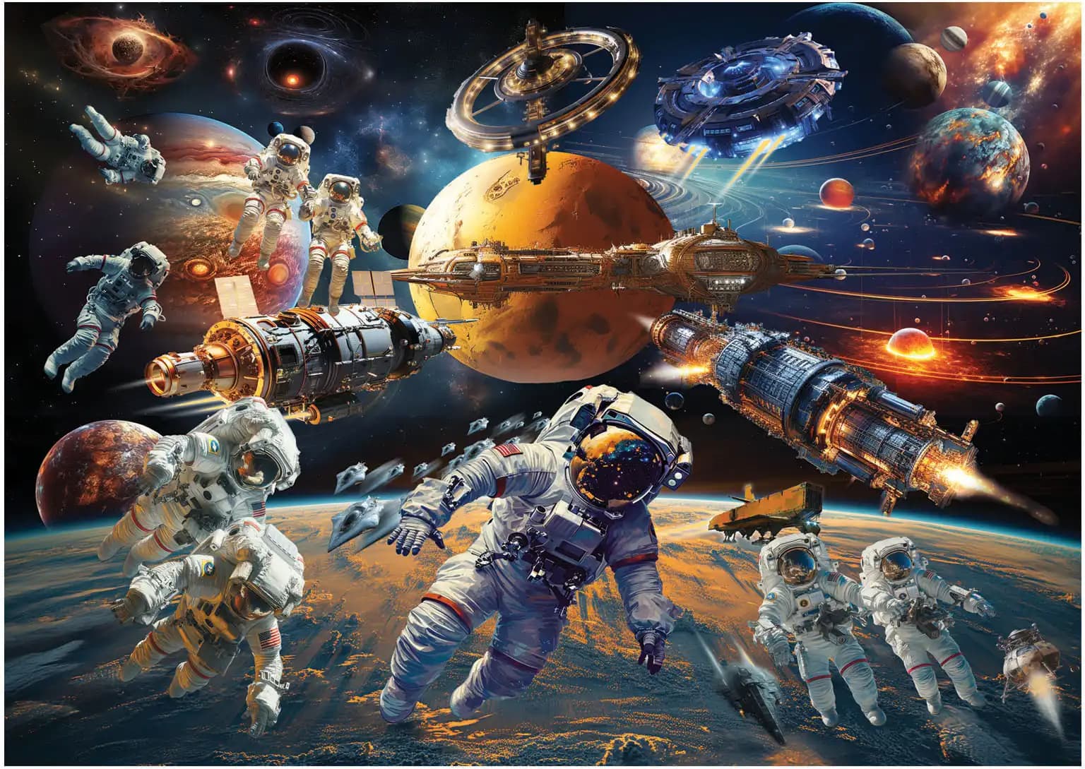 Anatolian - Puzzle Space Jam - 700 dielov