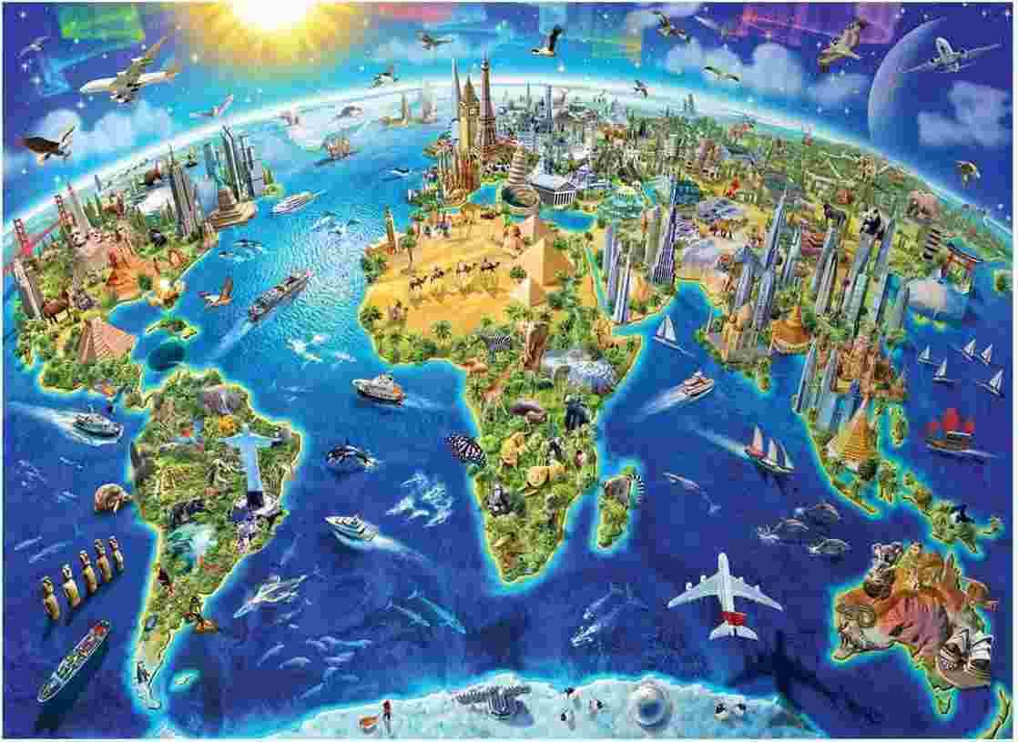 Anatolian - Puzzle World Landmarks - 4000 dielov
