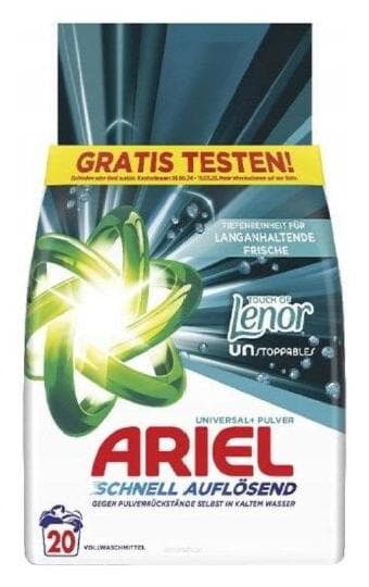 Ariel prací prášok 1,2kg/20pd Touch of Lenor