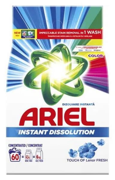 Ariel prací prášok 4,5kg/60PD Lenor Fresh
