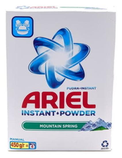 Ariel prací prášok 450g/4pd Mountain Spring
