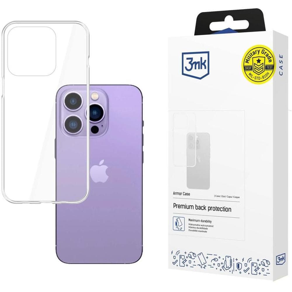 Armor case Apple iPhone 14 Pro clear 3MK