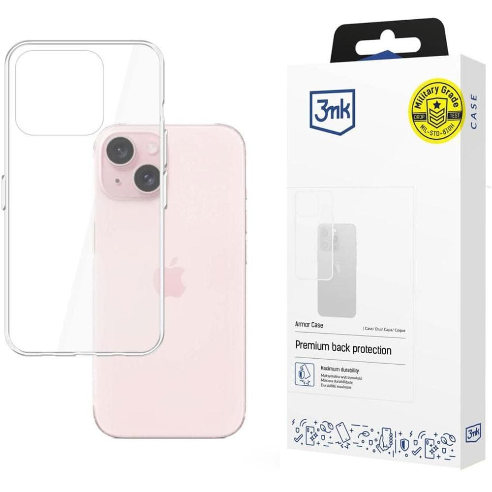 Armor case Apple iPhone 15 Plus clear 3M