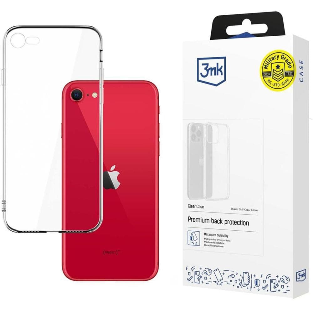 Armor case iPhone SE clear/AS 3MK