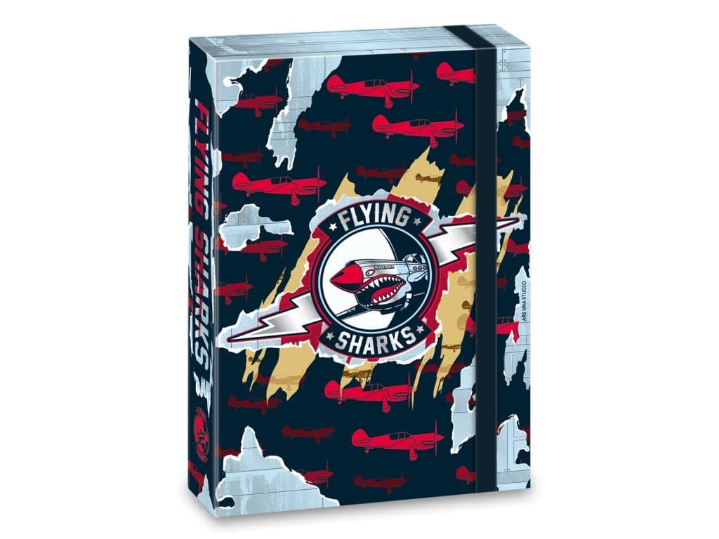 ARS UNA Box na sešity A4 Flying Sharks