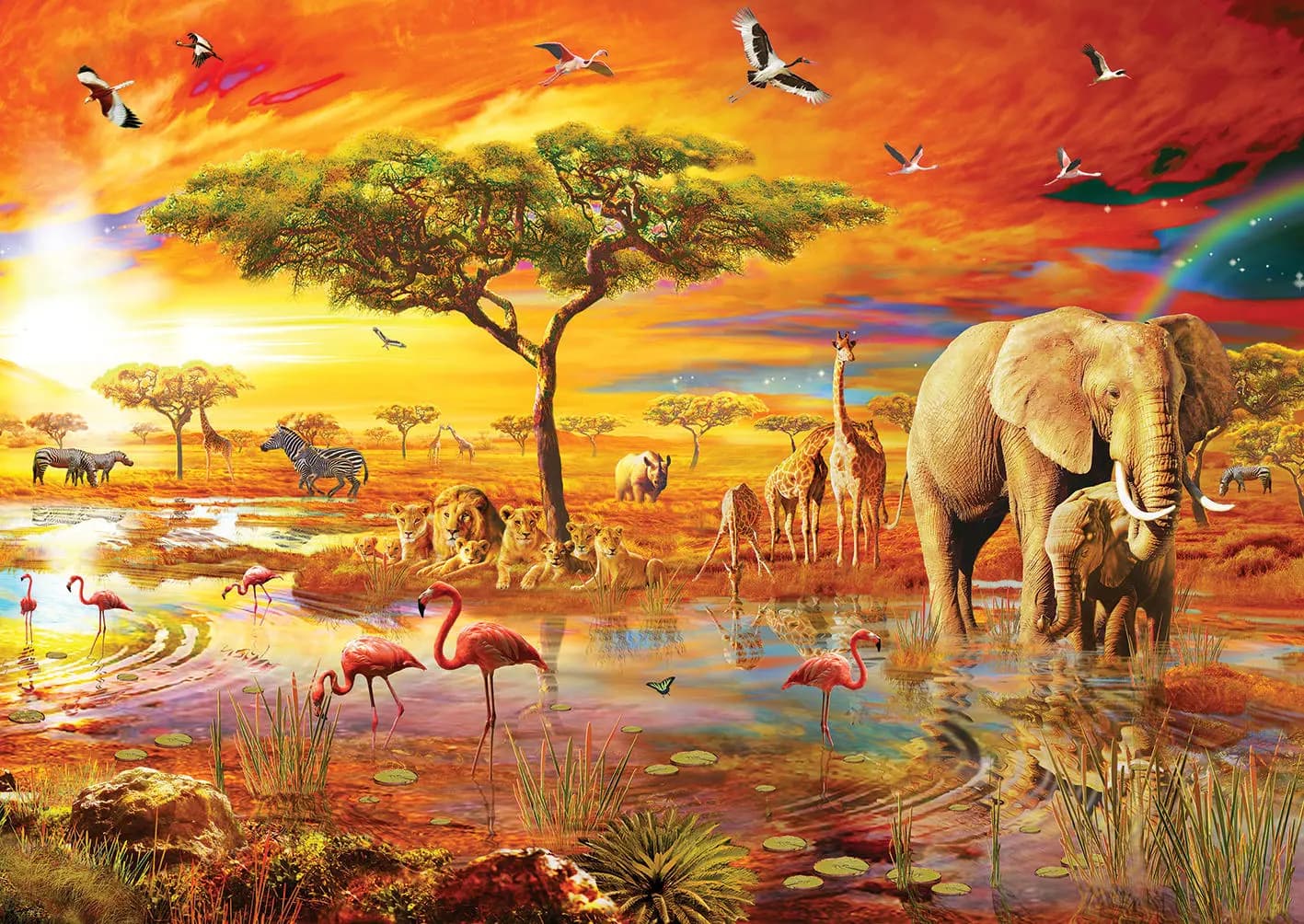 Art puzzle - Puzzle Africa Safari - 3000 dielov