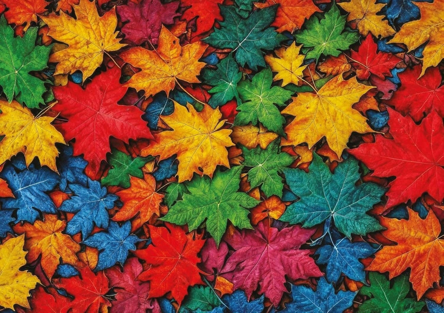 ART PUZZLE Puzzle Barevné listy 1000 dílků