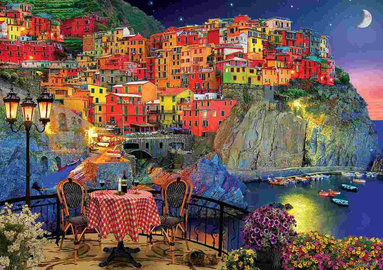 Art puzzle - Puzzle Cinque Terre, Italy - 1500 dielov