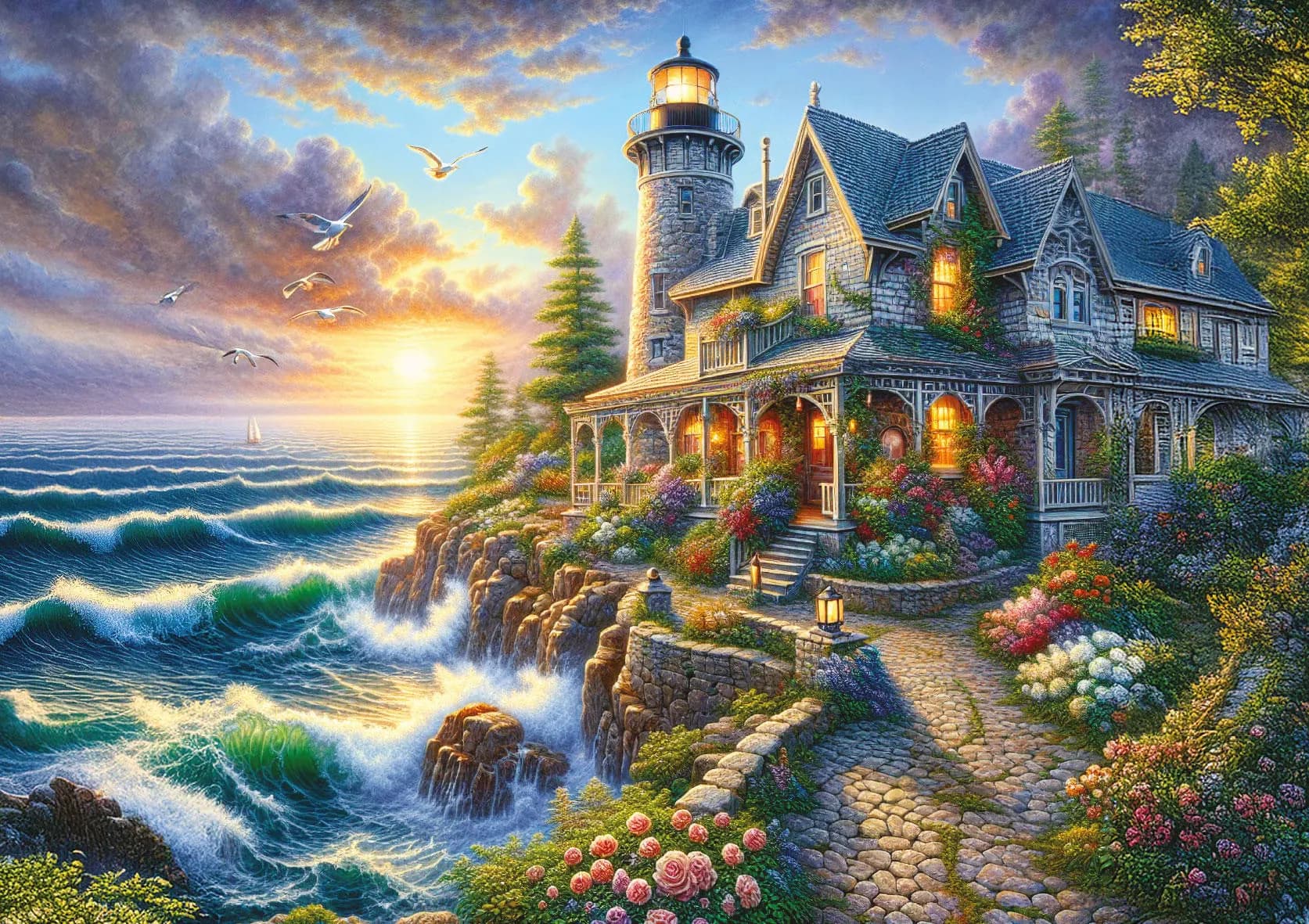 Art puzzle - Puzzle Coastal Symphony - 500 dielov