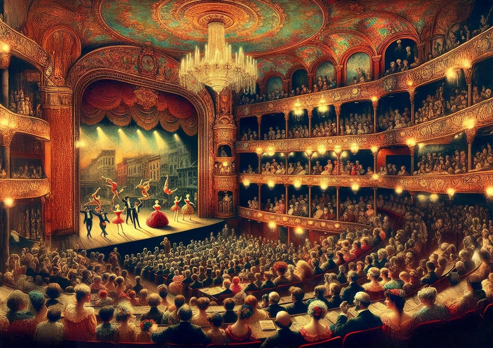 ART PUZZLE Puzzle Divadelní scéna 1000 dílků