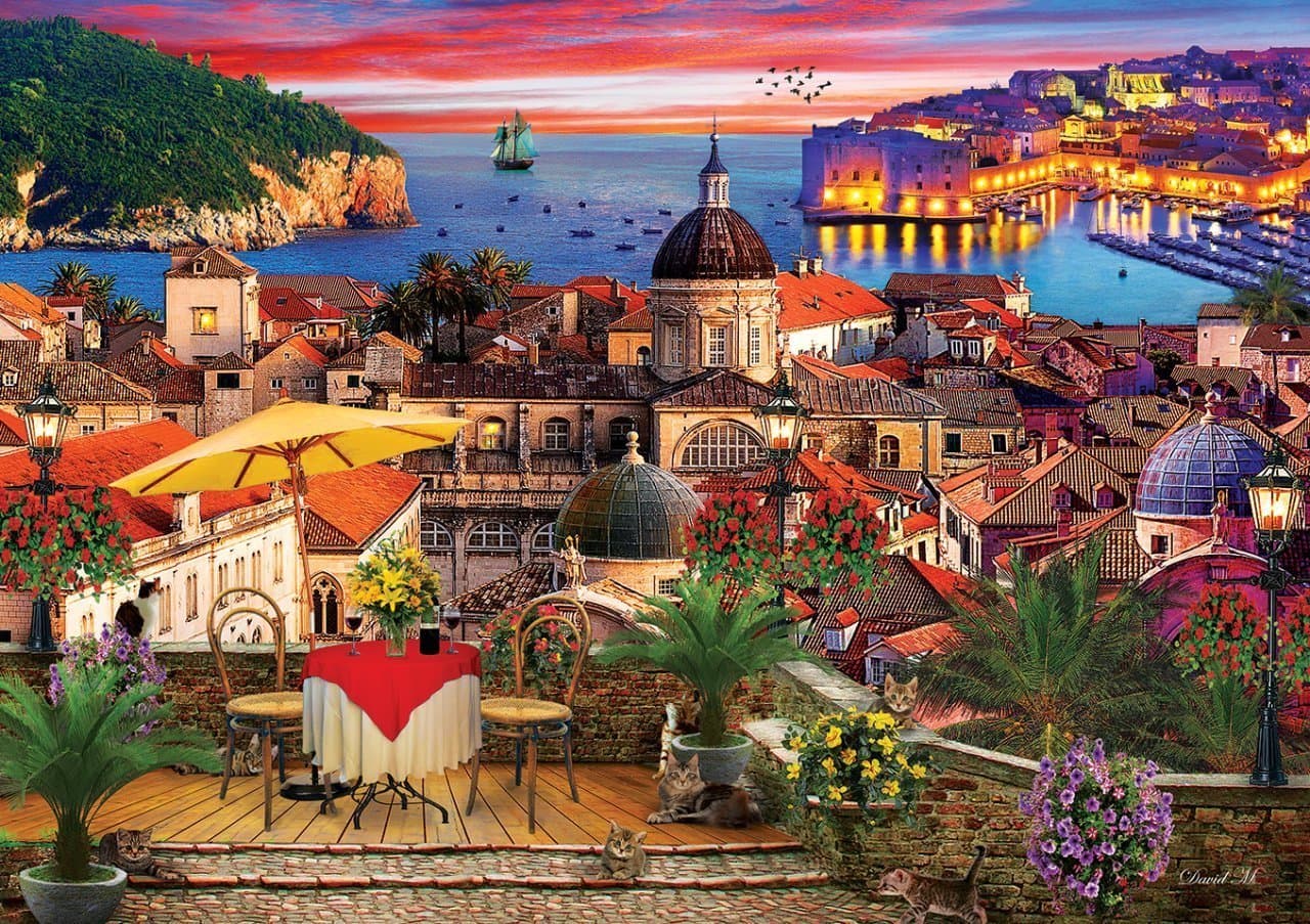 ART PUZZLE Puzzle Dubrovník 1000 dílků