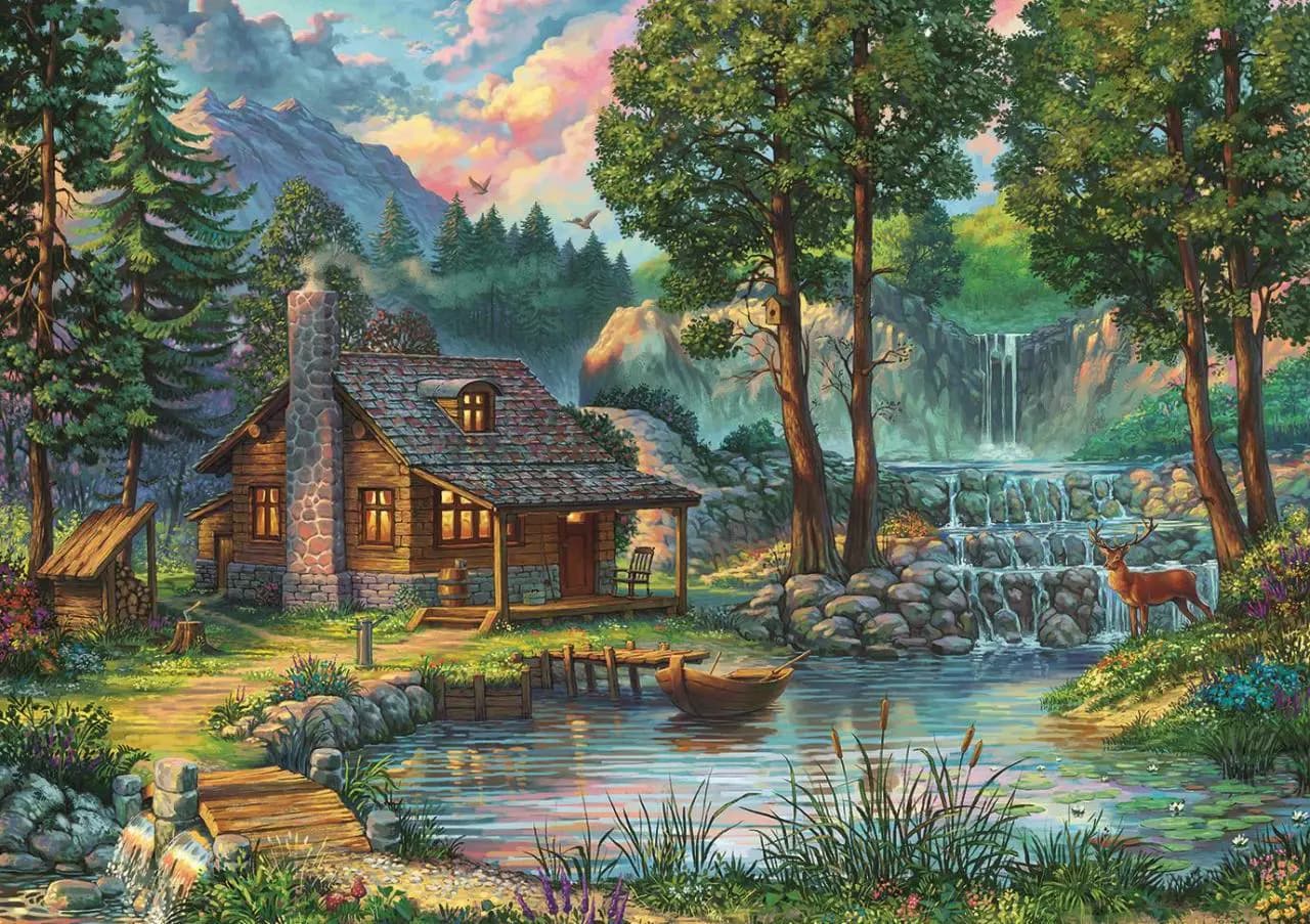 Art puzzle - Puzzle Fairytale House - 1000 dielov