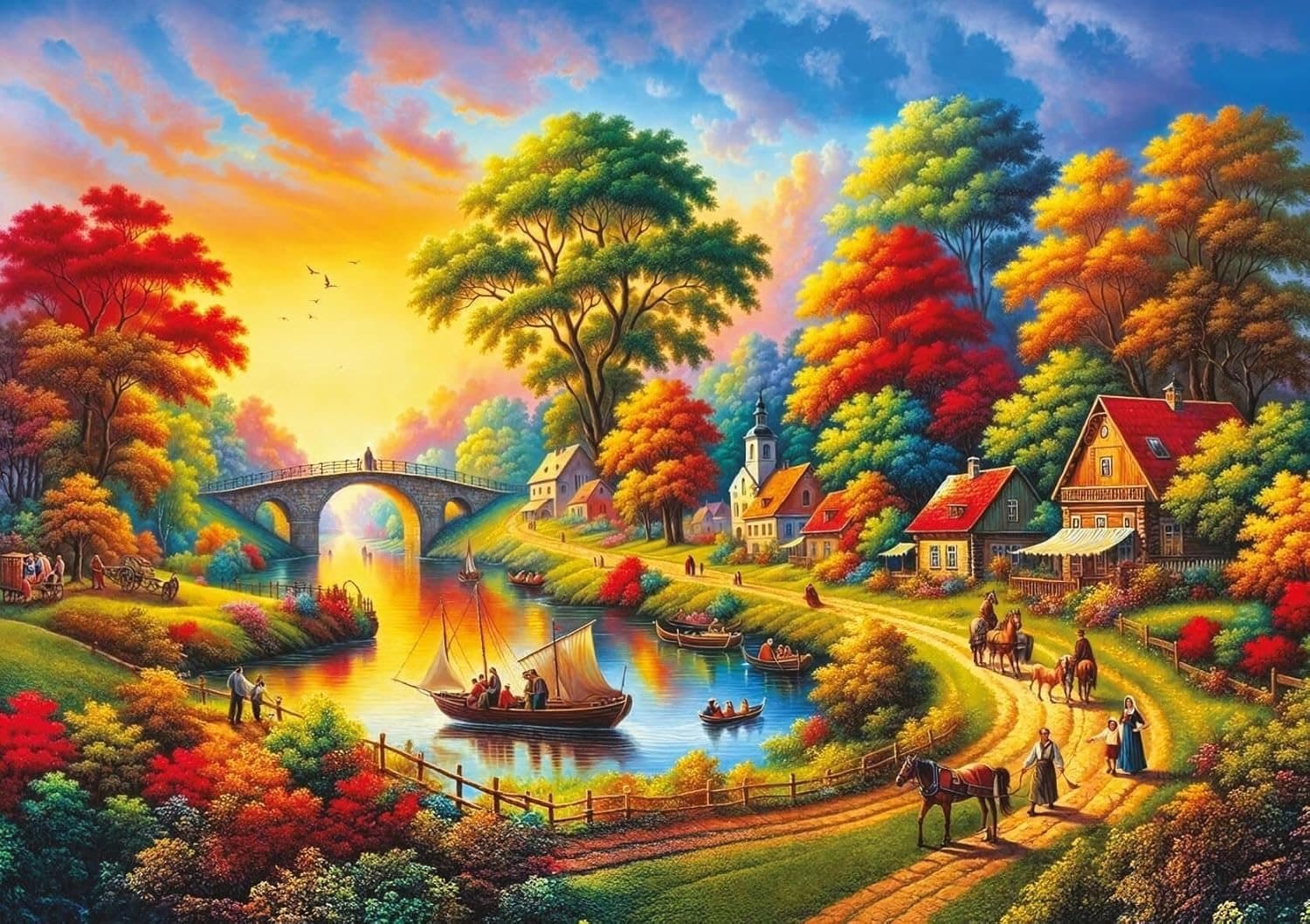 ART PUZZLE Puzzle Festival u řeky 1500 dílků