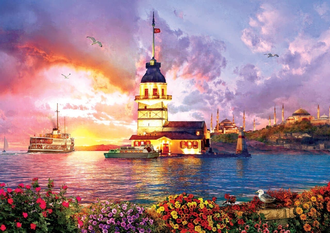 ART PUZZLE Puzzle Panenská věž 1000 dílků