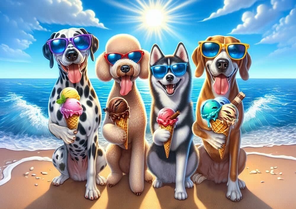 ART PUZZLE Puzzle Pejsci na dovolené 200 dílků