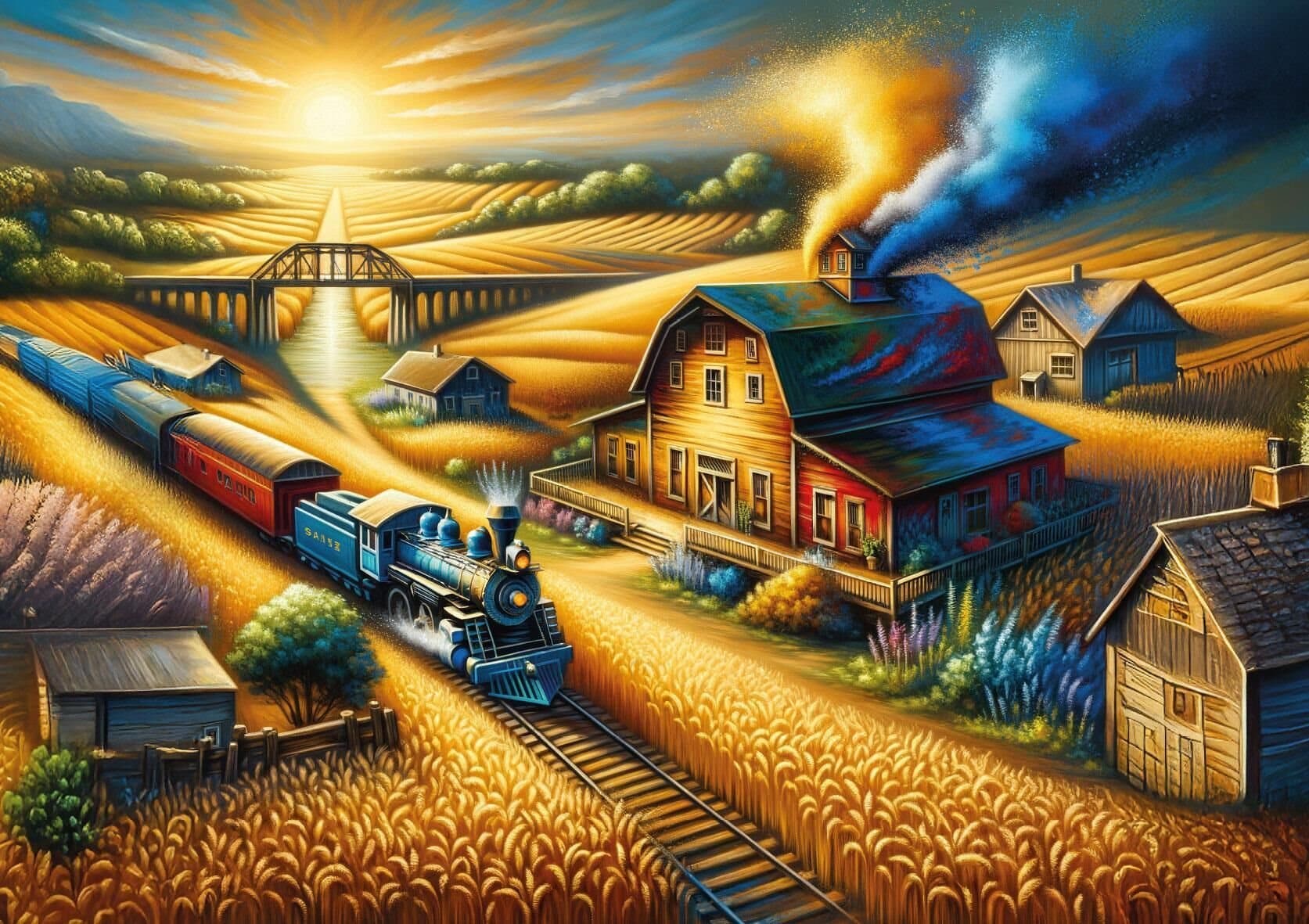 ART PUZZLE Puzzle Podzimní cesta 260 dílků