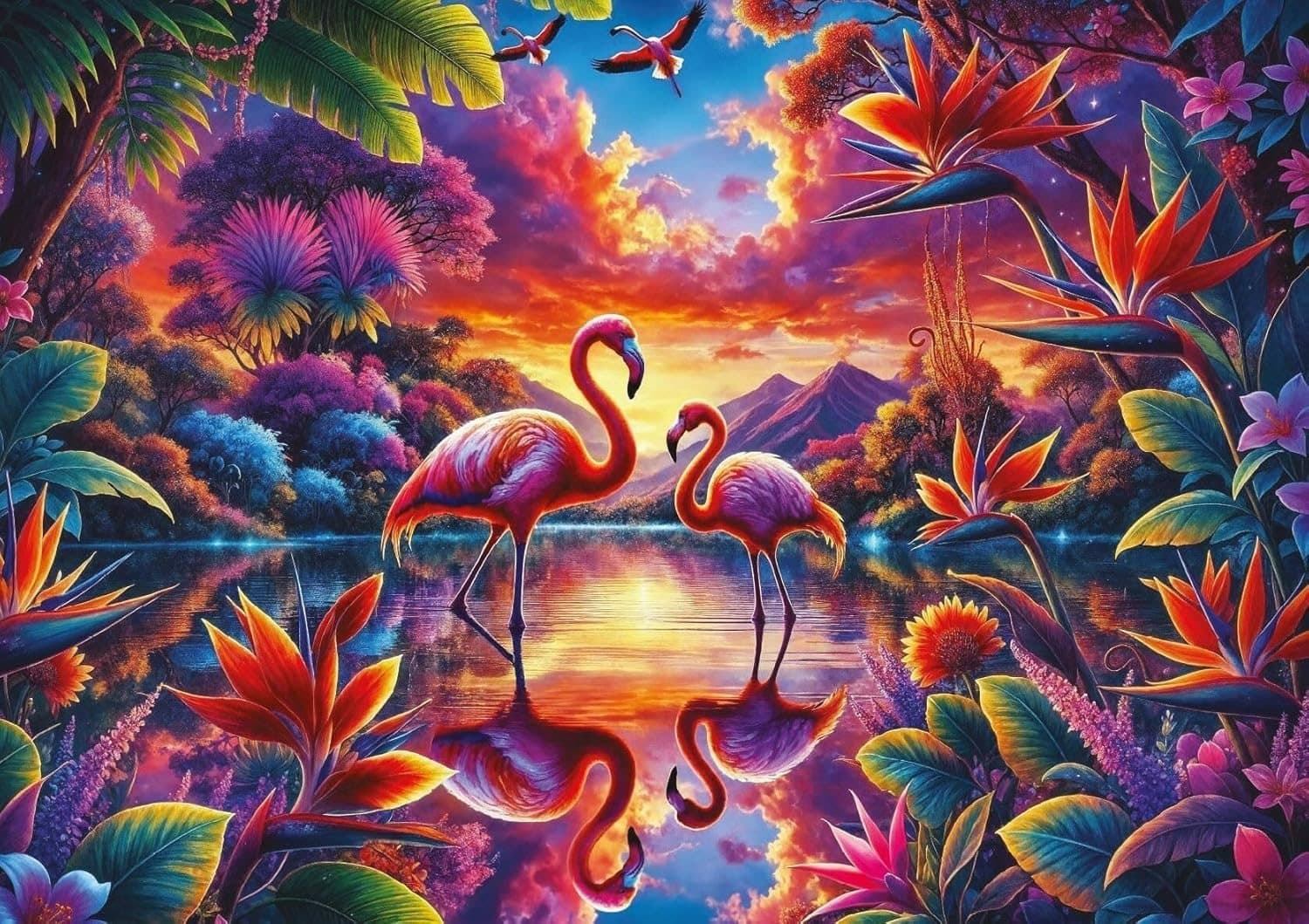 ART PUZZLE Puzzle Setkání plameňáků 2000 dílků